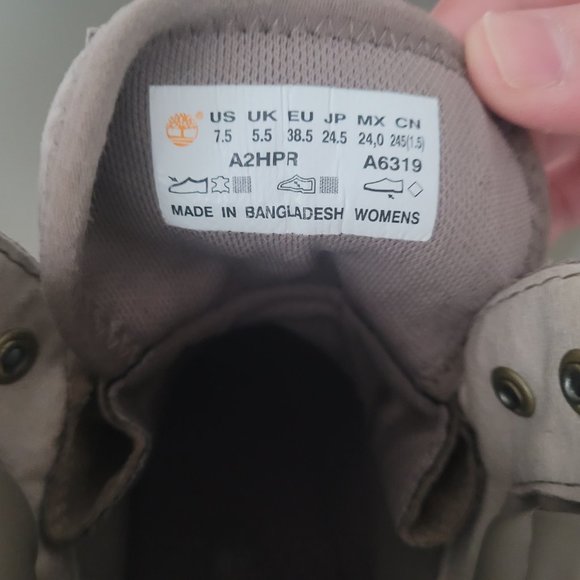 TIMBERLAND WOMAN COMBAT BOOTS SIZE 7.5 - Picture 4 of 15